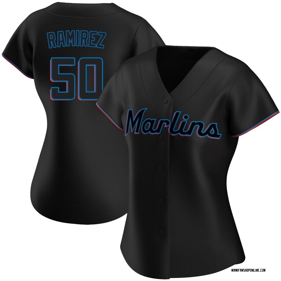 Black Authentic Agustin Ramirez Women's Miami Marlins Alternate Jersey