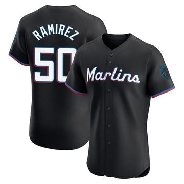 Black Elite Agustin Ramirez Men's Miami Marlins Alternate Vapor Premier Jersey