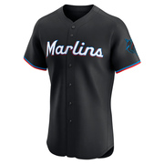 Black Elite Jesus Tinoco Men's Miami Marlins Alternate Vapor Premier Jersey