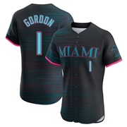 Black Elite Nick Gordon Men's Miami Marlins 2025 City Connect Jersey