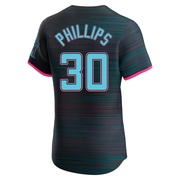 Black Elite Tyler Phillips Men's Miami Marlins 2025 City Connect Jersey