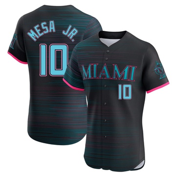 Black Elite Victor Mesa Jr. Men's Miami Marlins 2025 City Connect Jersey