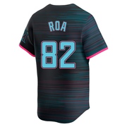 Black Limited Christian Roa Youth Miami Marlins 2025 City Connect Jersey