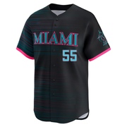 Black Limited Connor Gillispie Youth Miami Marlins 2025 City Connect Jersey