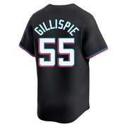 Black Limited Connor Gillispie Youth Miami Marlins Alternate Jersey