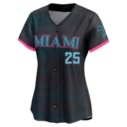 Black Limited David Hensley Women's Miami Marlins 2025 City Connect Jersey