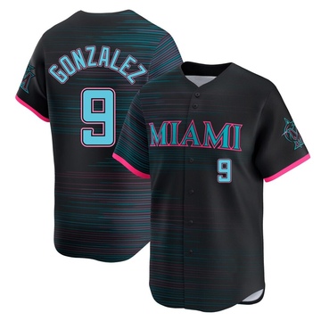 Black Limited Erik Gonzalez Men's Miami Marlins 2025 City Connect Jersey