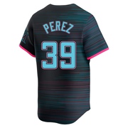 Black Limited Eury Perez Men's Miami Marlins 2025 City Connect Jersey