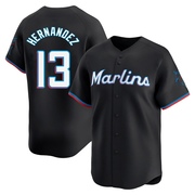 Black Limited Heriberto Hernandez Youth Miami Marlins Alternate Jersey