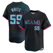 Black Limited Joshua White Men's Miami Marlins 2025 City Connect Jersey