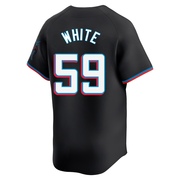 Black Limited Joshua White Men's Miami Marlins Alternate Jersey