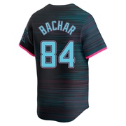 Black Limited Lake Bachar Men's Miami Marlins 2025 City Connect Jersey