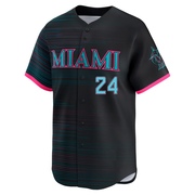 Black Limited Maximo Acosta Men's Miami Marlins 2025 City Connect Jersey