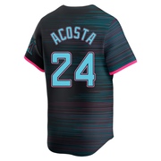 Black Limited Maximo Acosta Men's Miami Marlins 2025 City Connect Jersey