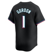 Black Limited Nick Gordon Men's Miami Marlins Alternate Jersey