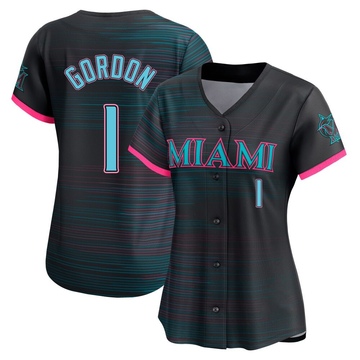 Black Limited Nick Gordon Women's Miami Marlins 2025 City Connect Jersey