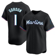 Black Limited Nick Gordon Youth Miami Marlins Alternate Jersey