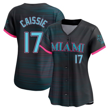 Black Limited Owen Caissie Women's Miami Marlins 2025 City Connect Jersey