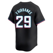 Black Limited Pete Fairbanks Youth Miami Marlins Alternate Jersey
