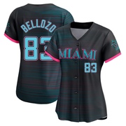 Black Limited Valente Bellozo Women's Miami Marlins 2025 City Connect Jersey