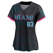 Black Limited Valente Bellozo Women's Miami Marlins 2025 City Connect Jersey