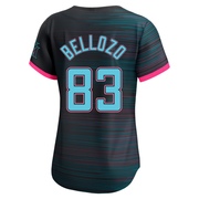 Black Limited Valente Bellozo Women's Miami Marlins 2025 City Connect Jersey