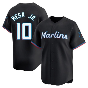 Black Limited Victor Mesa Jr. Men's Miami Marlins Alternate Jersey