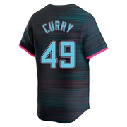 Black Limited Xzavion Curry Youth Miami Marlins 2025 City Connect Jersey