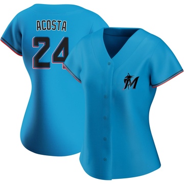 Blue Authentic Maximo Acosta Women's Miami Marlins Alternate Jersey