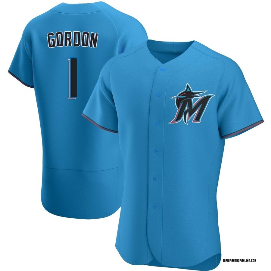 Blue Authentic Nick Gordon Men's Miami Marlins Alternate Jersey