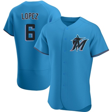 Blue Authentic Otto Lopez Men's Miami Marlins Alternate Jersey