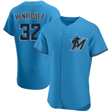 Blue Authentic Ronny Henriquez Men's Miami Marlins Alternate Jersey