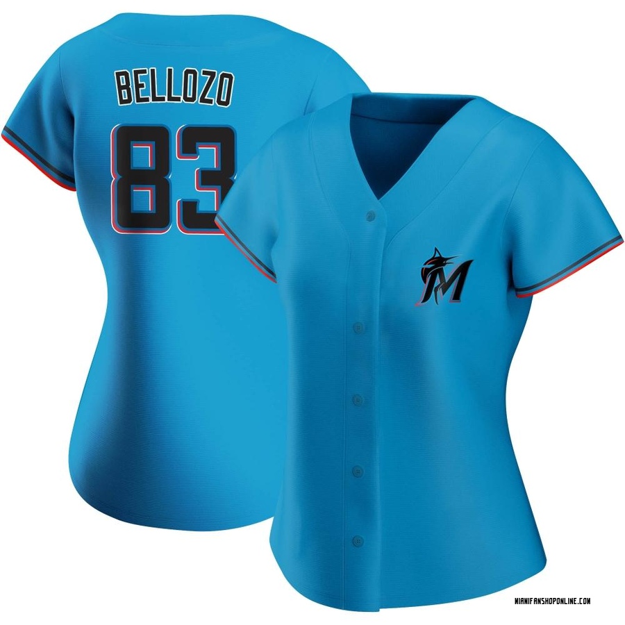 Blue Authentic Valente Bellozo Women's Miami Marlins Alternate Jersey