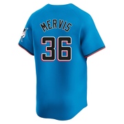 Blue Limited Matt Mervis Youth Miami Marlins Alternate Jersey