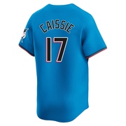 Blue Limited Owen Caissie Men's Miami Marlins Alternate Jersey