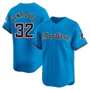 Blue Limited Ronny Henriquez Youth Miami Marlins Alternate Jersey