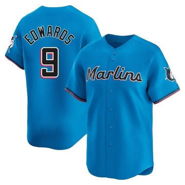 Blue Limited Xavier Edwards Men's Miami Marlins Alternate Jersey