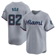 Gray Limited Christian Roa Men's Miami Marlins Road Jersey