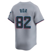 Gray Limited Christian Roa Men's Miami Marlins Road Jersey