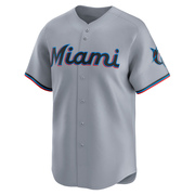 Gray Limited David Hensley Men's Miami Marlins Road Jersey
