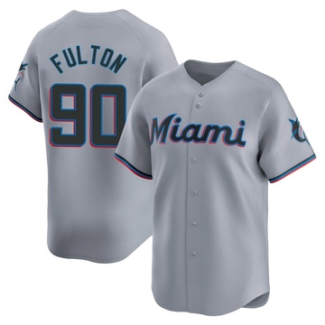 Gray Limited Dax Fulton Youth Miami Marlins Road Jersey