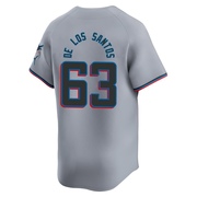 Gray Limited Deyvison De Los Santos Men's Miami Marlins Road Jersey