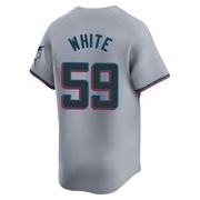 Gray Limited Joshua White Men's Miami Marlins Road Jersey