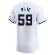 White Elite Joshua White Men's Miami Marlins Home Jersey