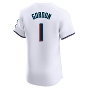 White Elite Nick Gordon Men's Miami Marlins Home Jersey