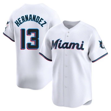 White Limited Heriberto Hernandez Men's Miami Marlins Home Jersey