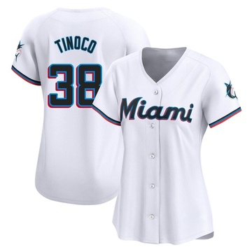 White Limited Jesus Tinoco Women's Miami Marlins Home Jersey