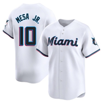 White Limited Victor Mesa Jr. Men's Miami Marlins Home Jersey