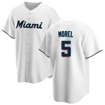 White Replica Christopher Morel Men's Miami Marlins Home Jersey